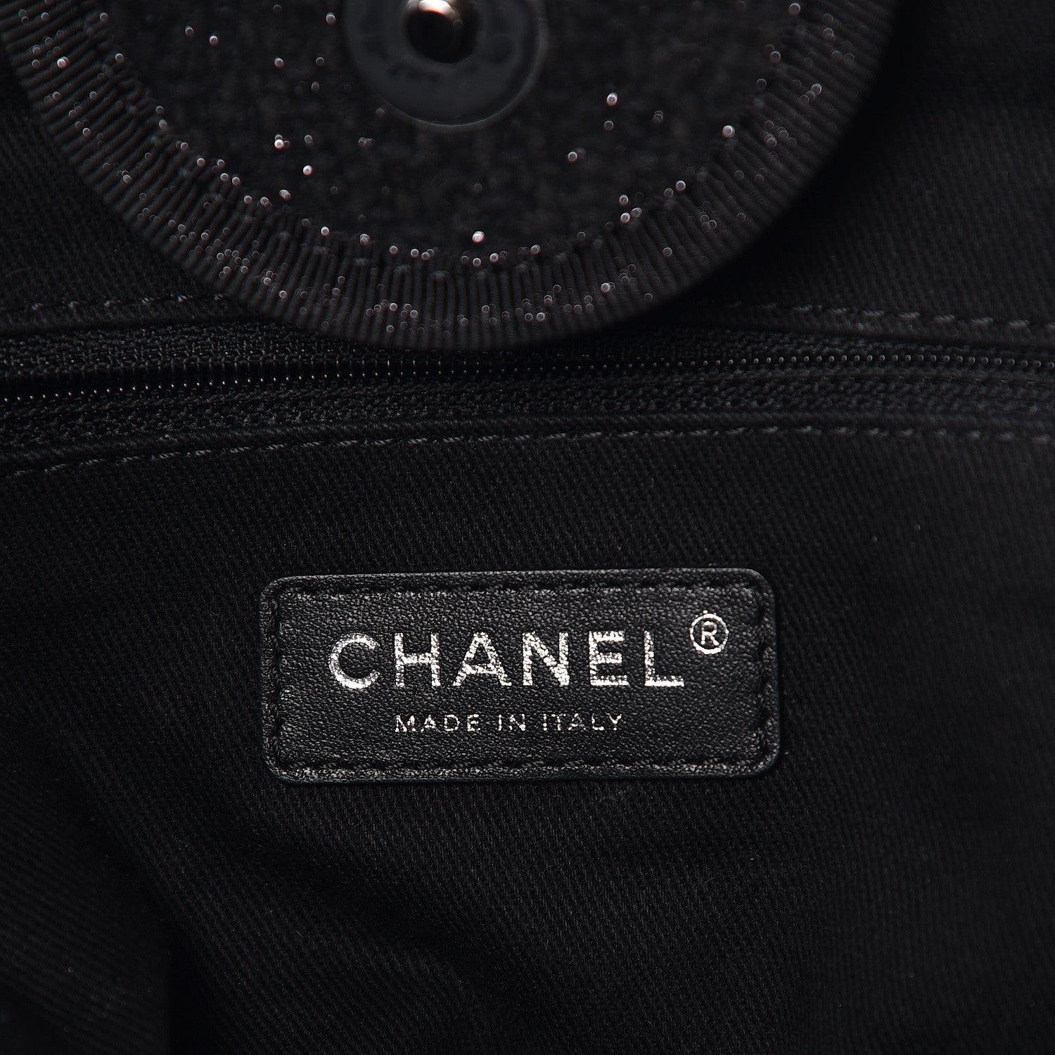 Chanel Lurex Boucle Medium Deauville Tote Black 7 of 11