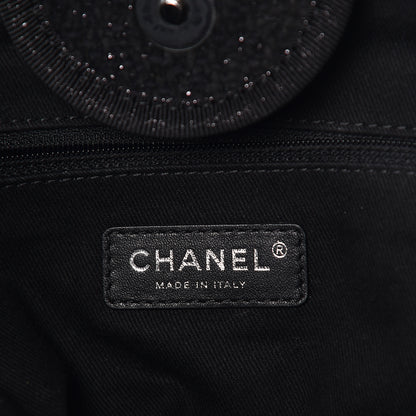 Chanel Lurex Boucle Medium Deauville Tote Black 7 of 11