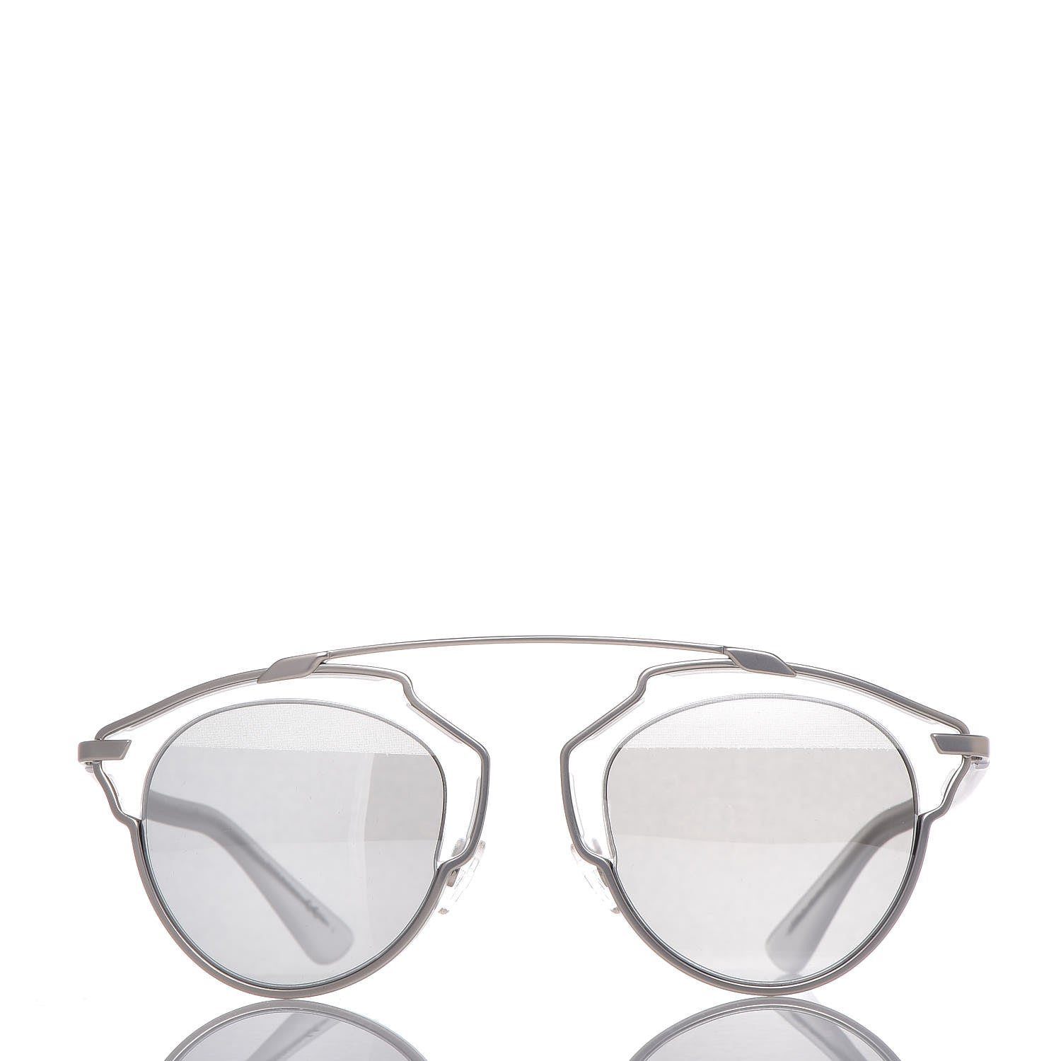 Christian Dior Mirrored So Real Sunglasses Matte Silver 2 of 9