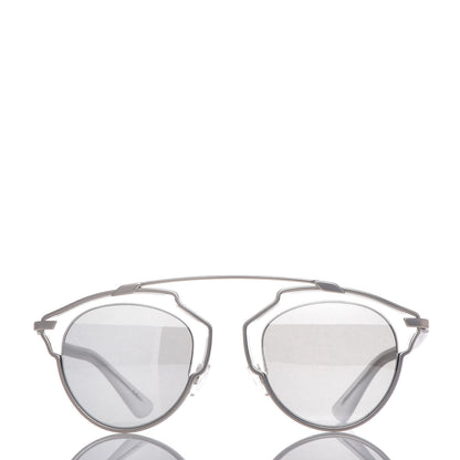 Christian Dior Mirrored So Real Sunglasses Matte Silver 2 of 9