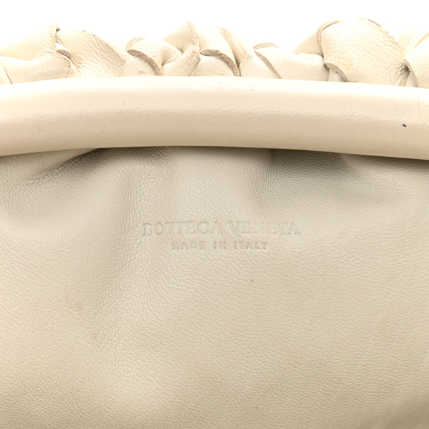 Nappa Intrecciato The Mini Pouch Plaster