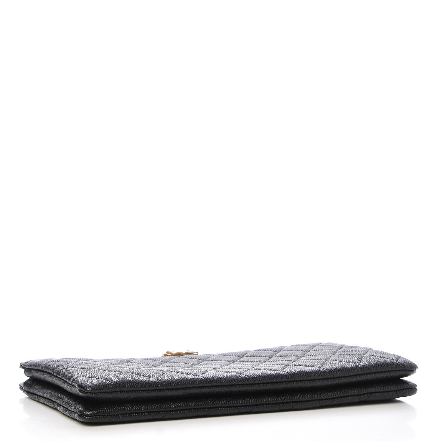 Chanel Caviar Quilted Small Zipped Boy Pouch Black 4 of 9