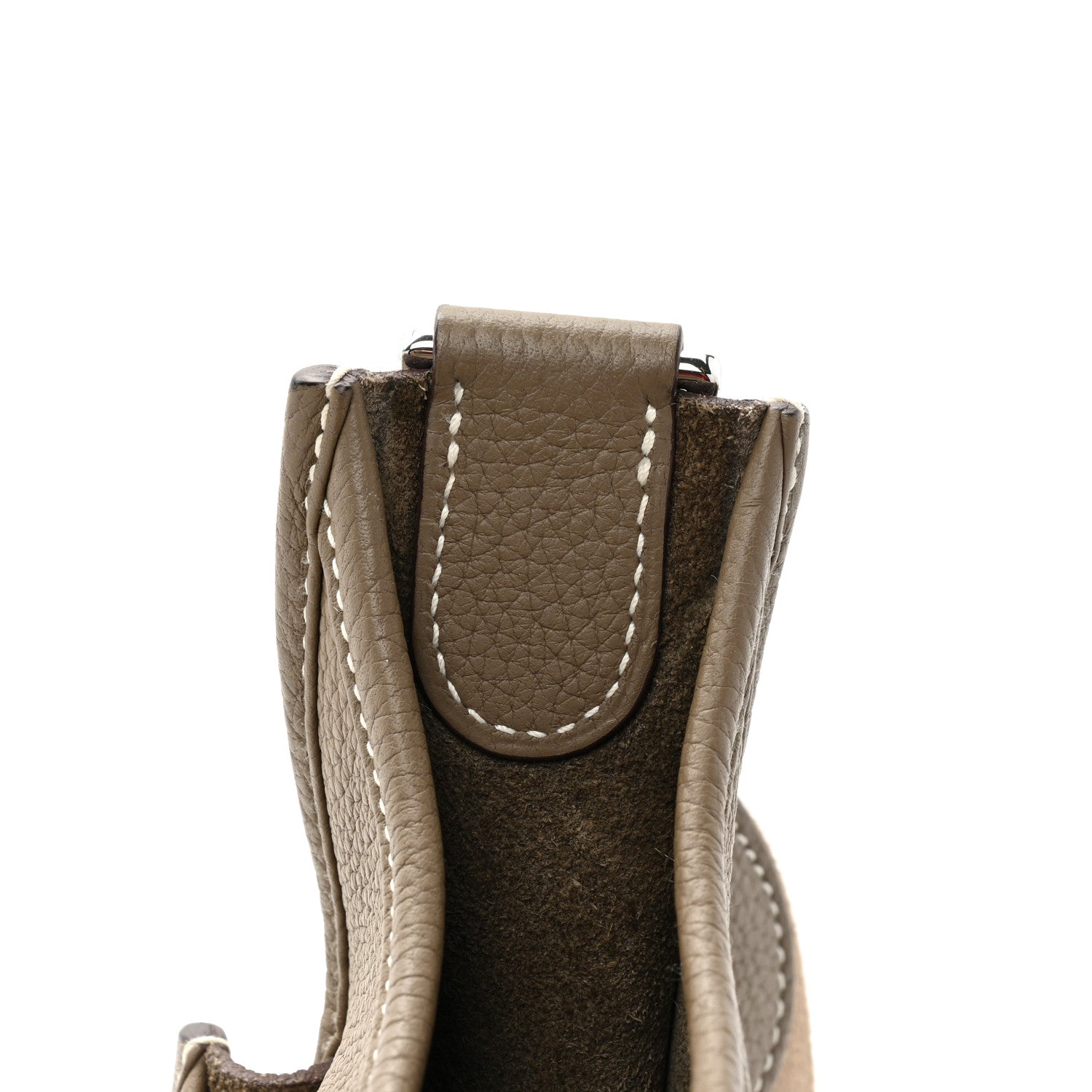 Hermes Taurillon Clemence Evelyne III PM Etoupe 16 of 17