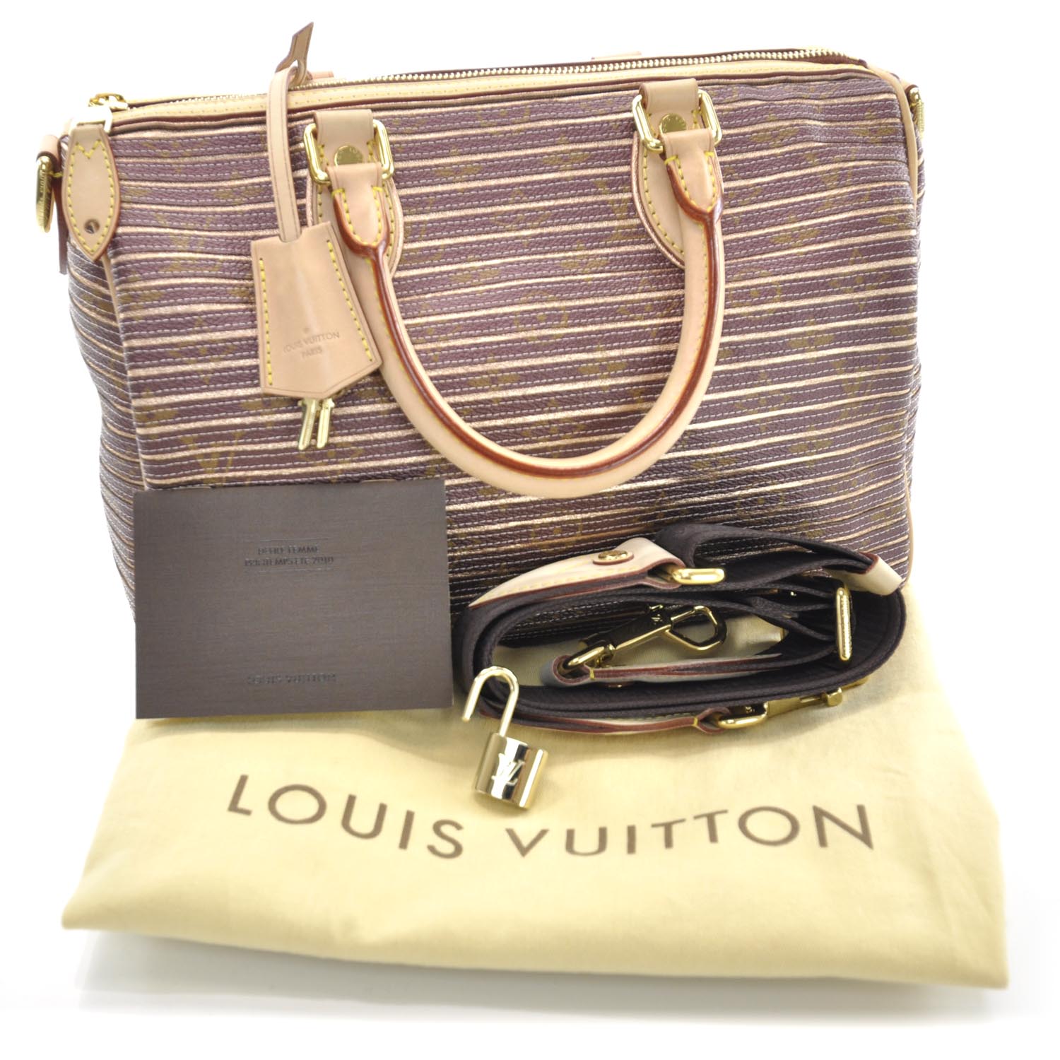 Louis Vuitton Monogram Eden Speedy Peach Peach 3 of 11