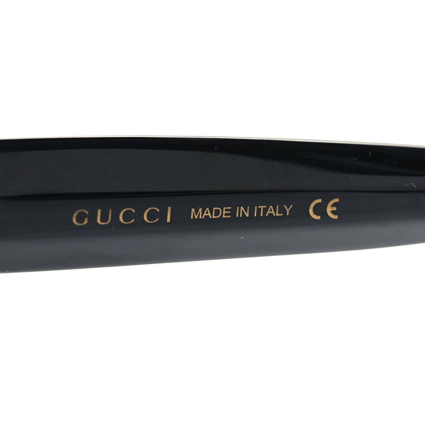 Acetate Crystal Star Round Frame Sunglasses GG0208S Black