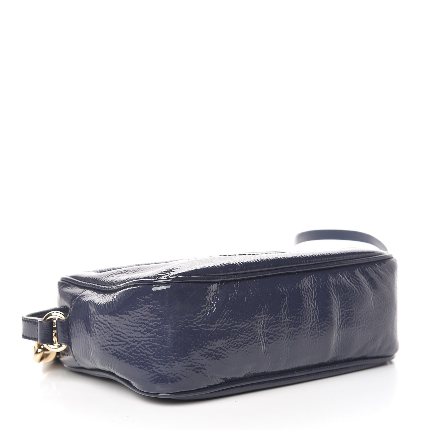 Gucci Vernice Naplack Small Soho Disco Bag Uniform Blue 4 of 11