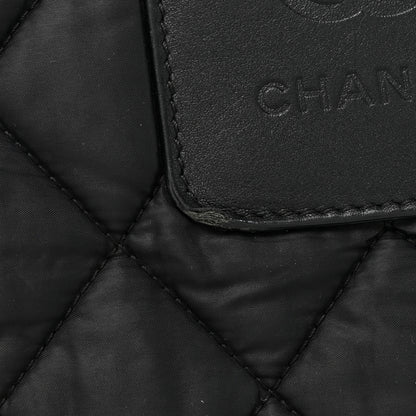Chanel Nylon Quilted Large Coco Cocoon Tote Black 13 of 15