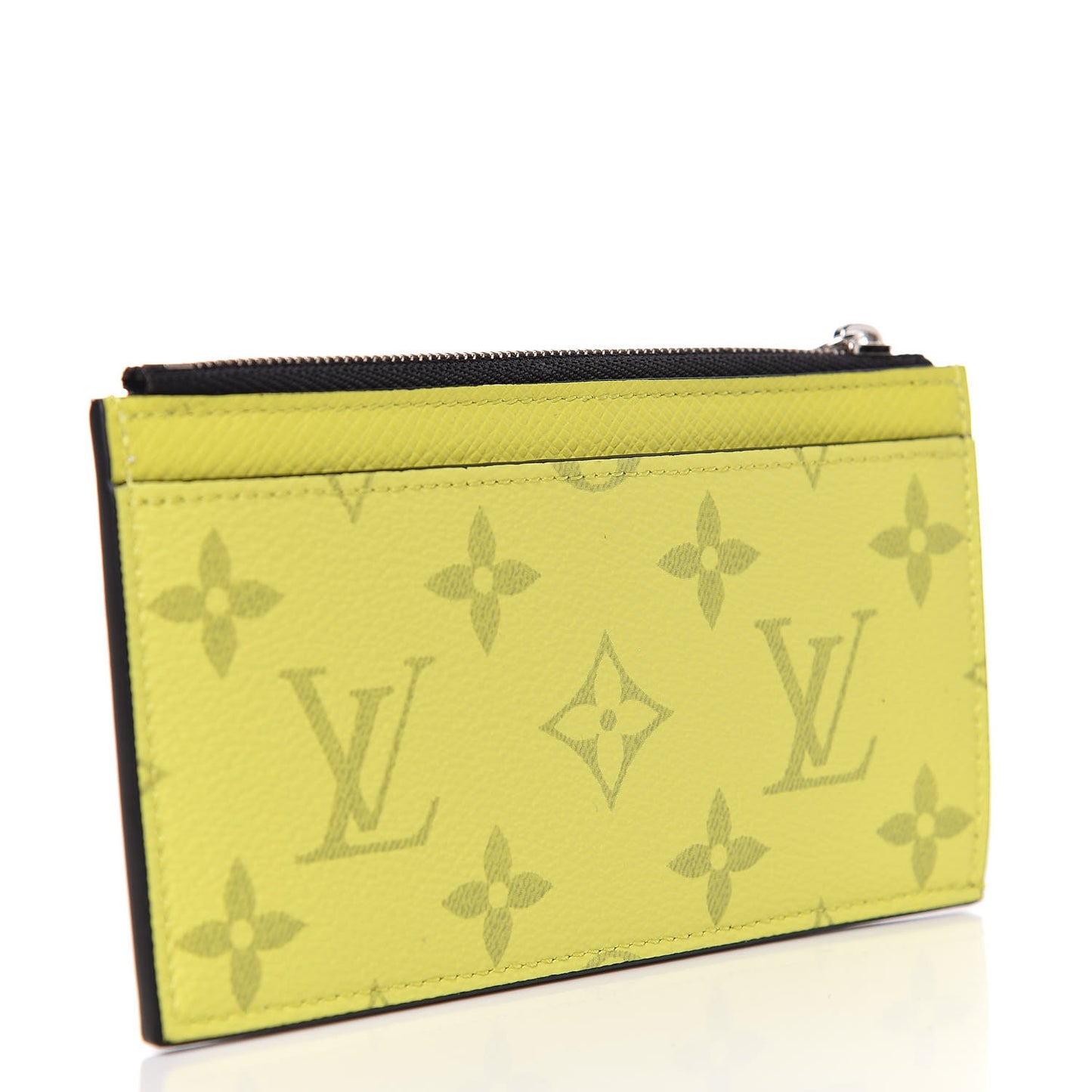 Monogram Taiga Coin Card Holder Yellow
