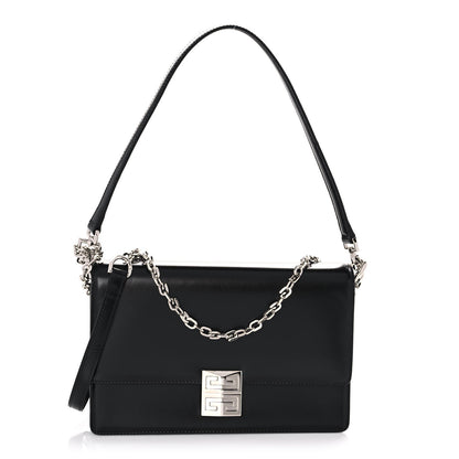 Givenchy Calfskin Medium 4G Chain Shoulder Bag Black 1 of 7