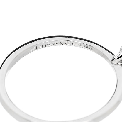 Tiffany Platinum Diamond .23ct Princess Cut Engagement Ring  49 5 5 of 6