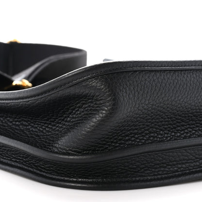 Hermes Taurillon Clemence Evelyne III PM Black 9 of 11