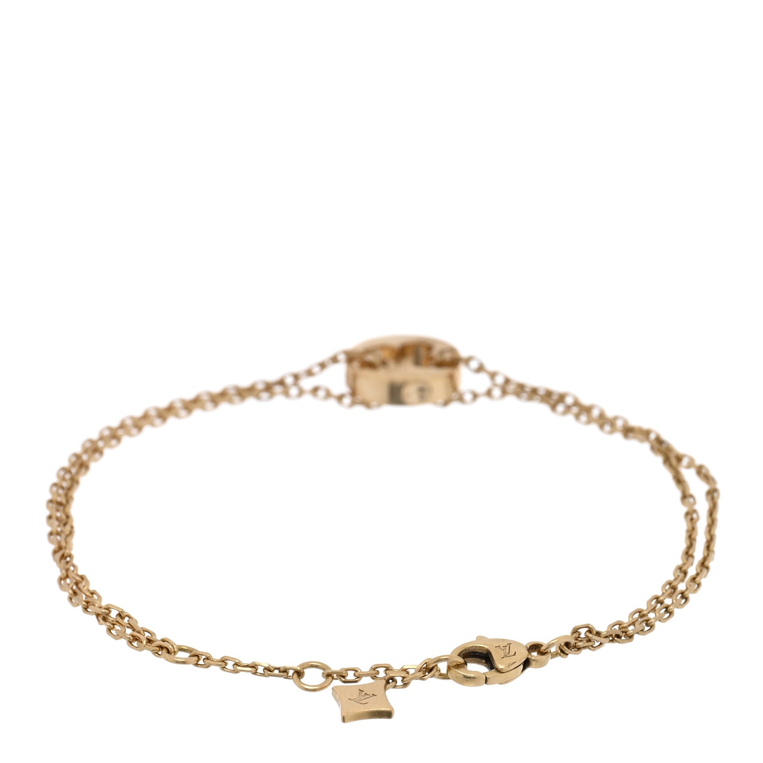 Louis Vuitton 18K Yellow Gold Empreinte Chain Bracelet 2 of 3