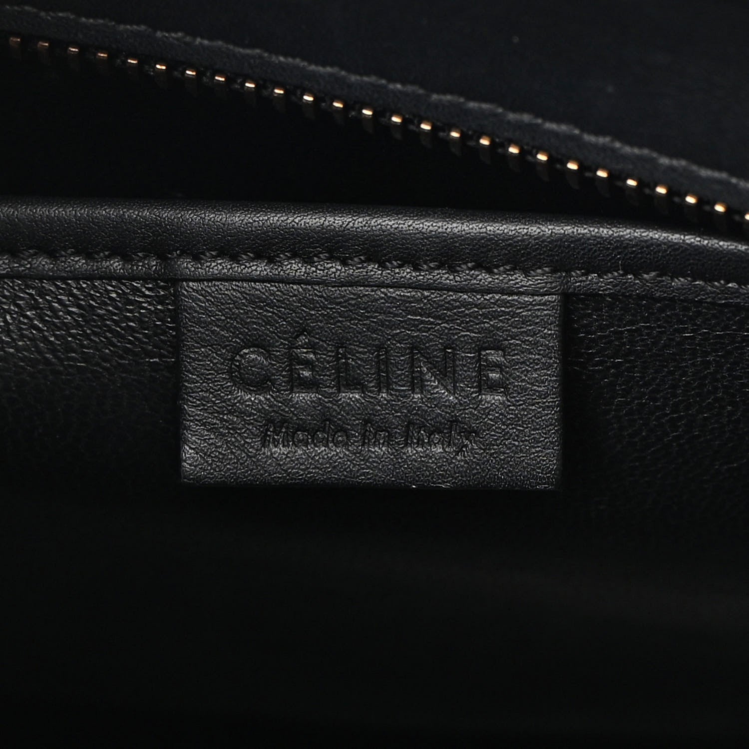 Celine Smooth Calfskin Nano Luggage Black 6 of 14