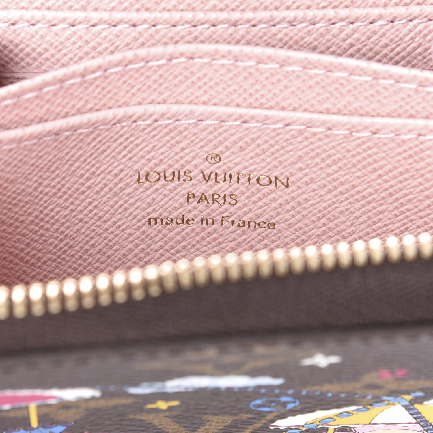 Louis Vuitton Monogram 2020 Christmas Animation Big Wheel Zippy Coin Purse Rose Ballerine 6 of 8