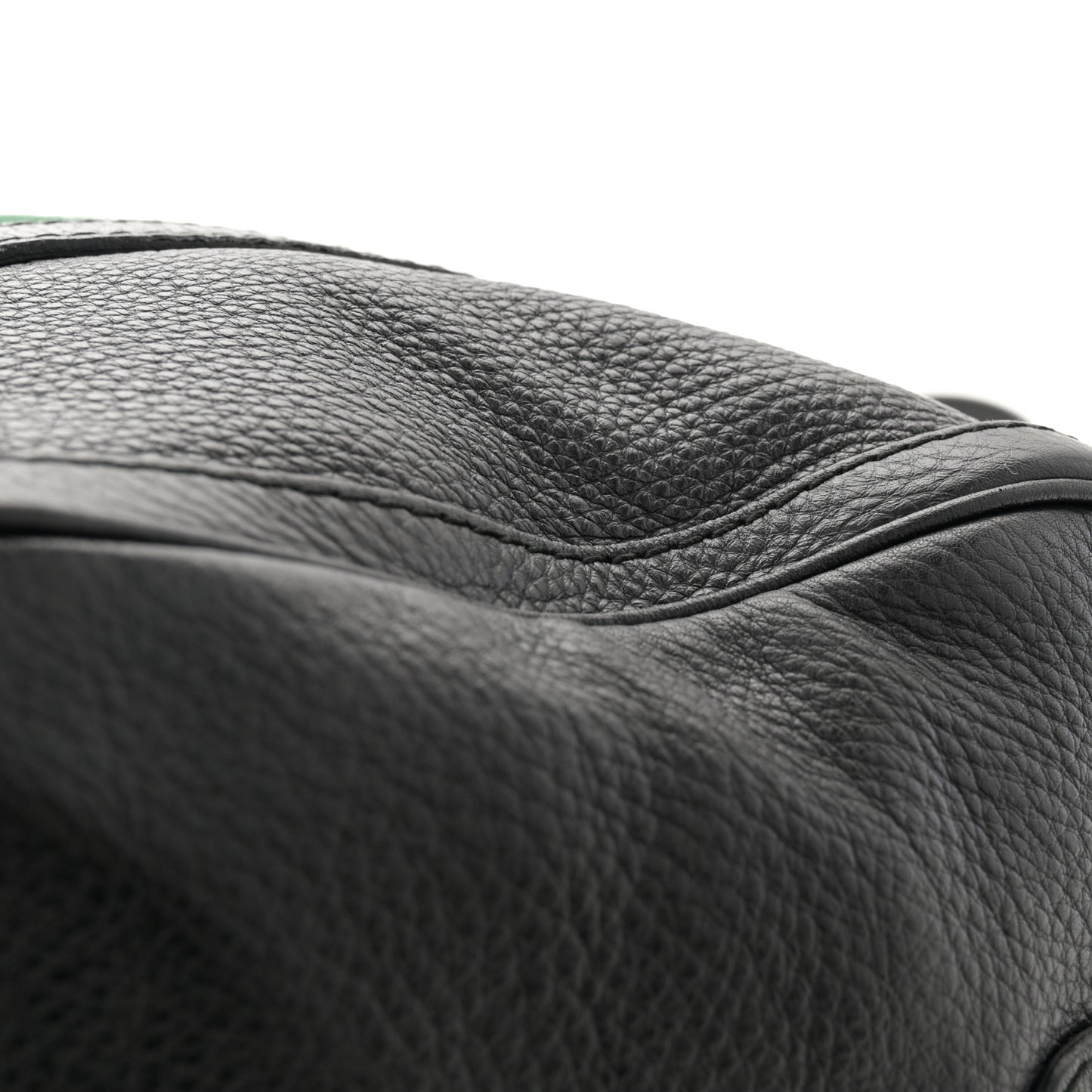Calfskin Vintage Web Medium Boston Black