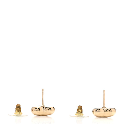 Chanel CC Heart Earrings Gold 3 of 4