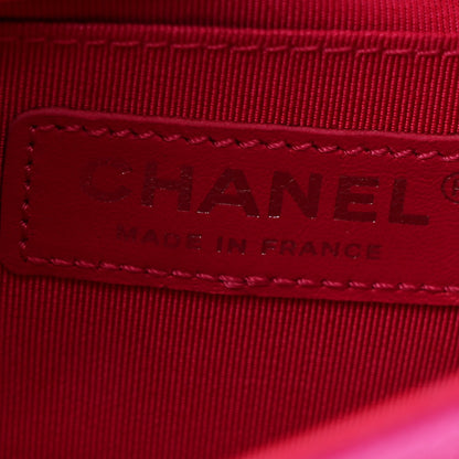 Chanel Velvet Quilted Small Boy Flap Pink 6 of 10