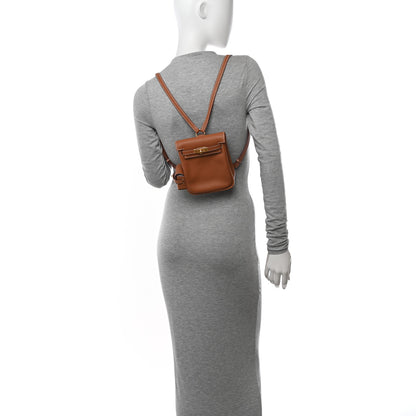 Hermes Swift Kelly Jump Backpack Gold 2 of 11