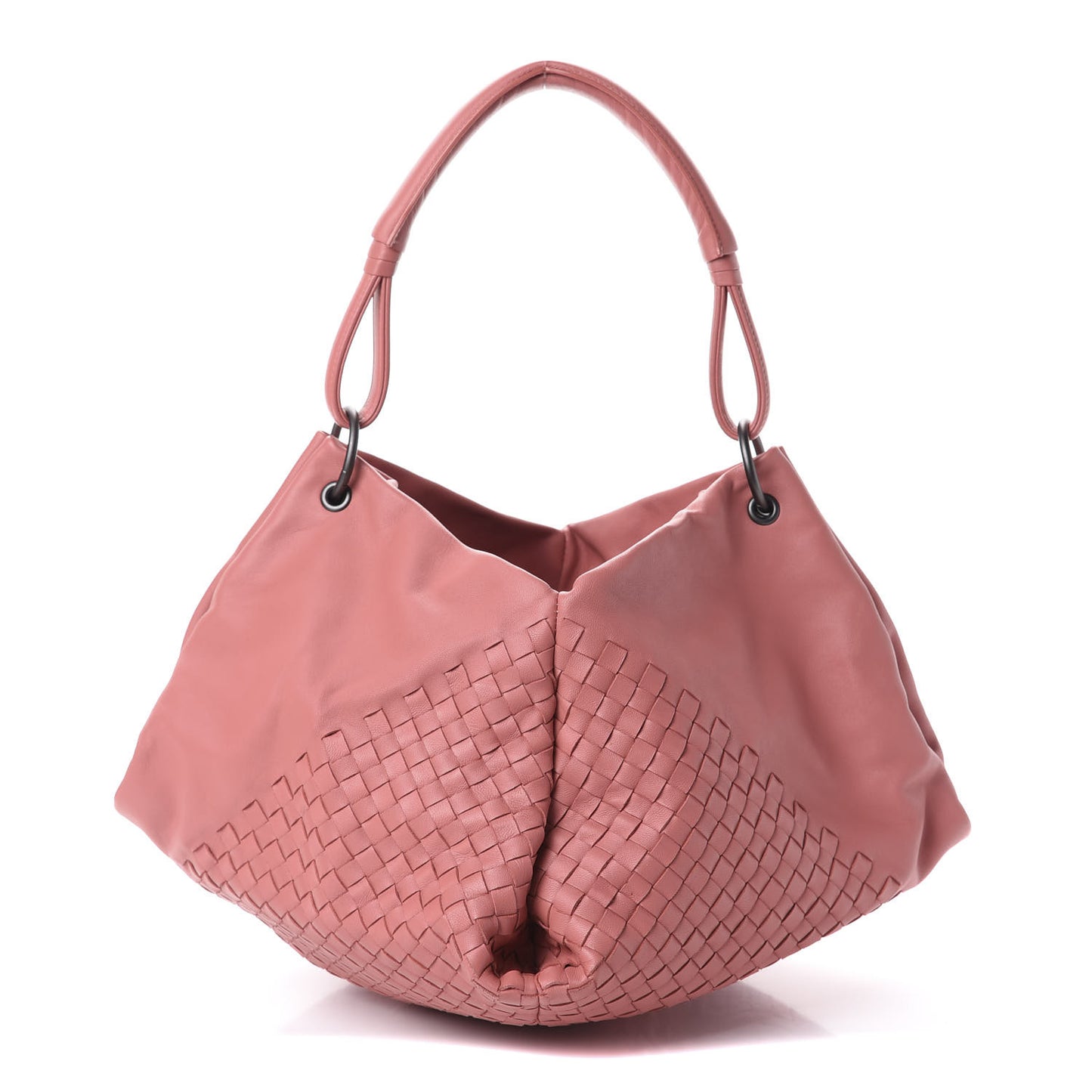 Nappa Intrecciato Aquilone Fortune Cookie Hobo Quarzo