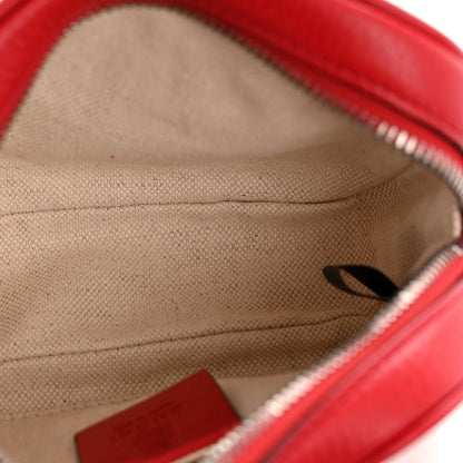 Gucci Pebbled Calfskin Children's Mini Soho Disco Messenger Bag Tabasco Red 5 of 12