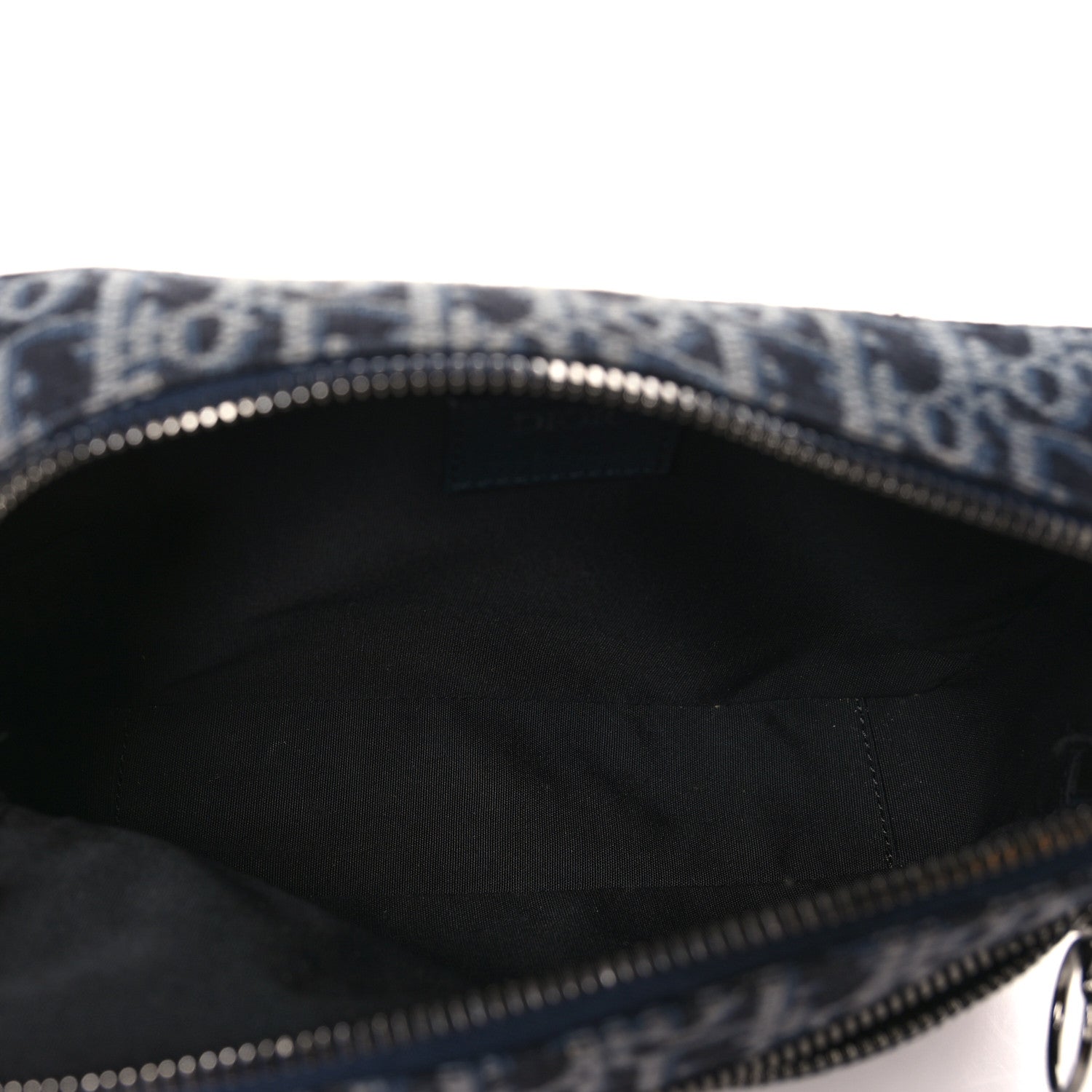 Christian Dior HOMME Oblique Jacquard Safari Messenger Navy Blue 5 of 9