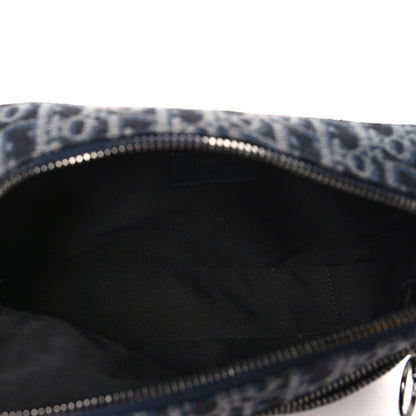 Christian Dior HOMME Oblique Jacquard Safari Messenger Navy Blue 5 of 9