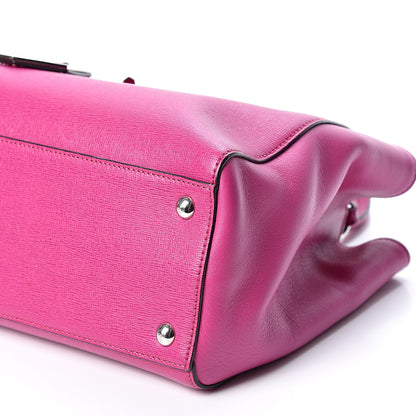 Fendi Vitello Elite Petite 2Jours Tote Magenta 10 of 10