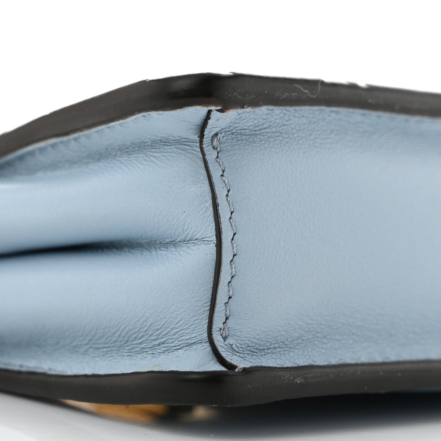 Fendi Nappa Rainbow Inlay Nano Peekaboo Maxi Handle Satchel Azzurro Baby Multicolor 10 of 12