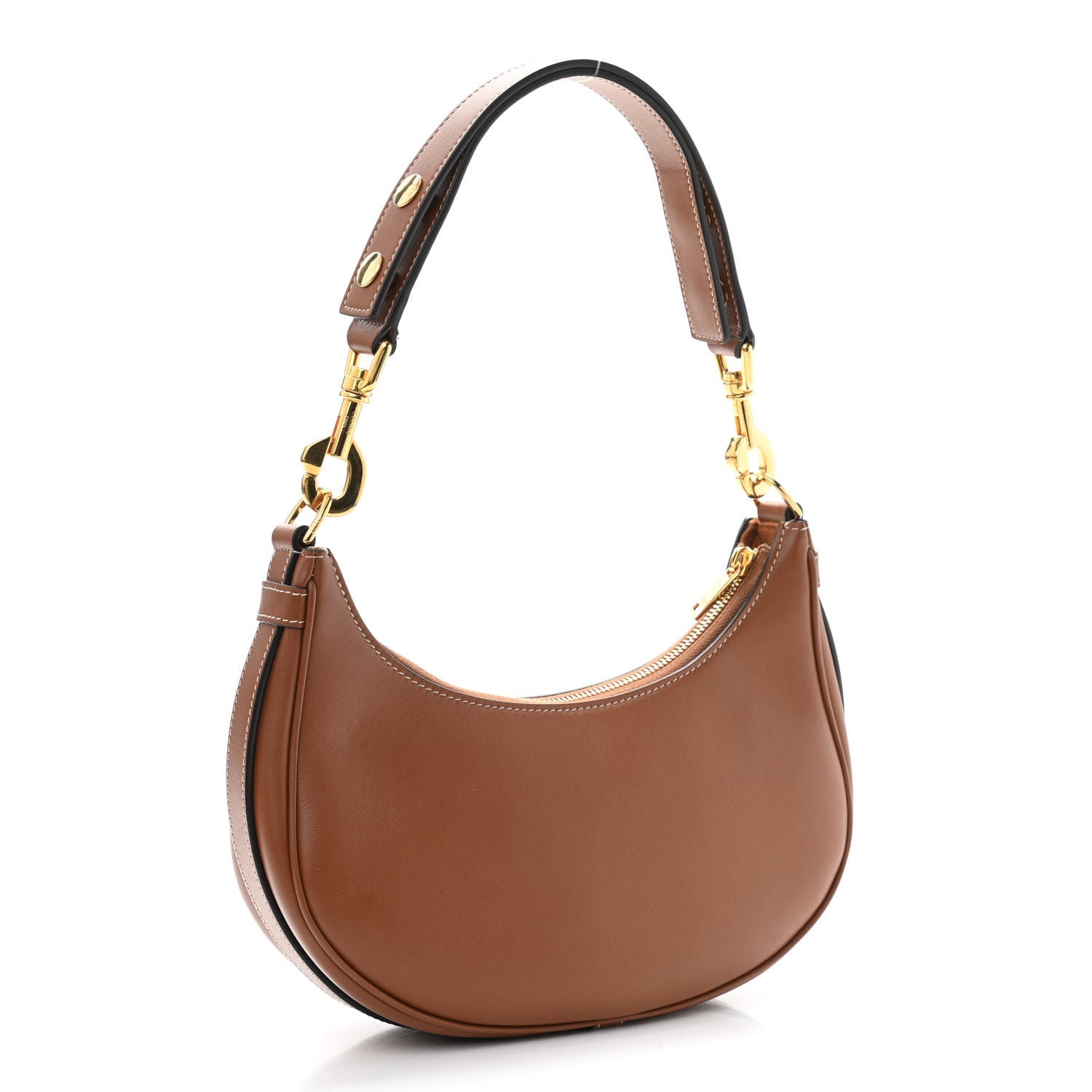 Celine Smooth Calfskin Medium Strap Ava Shoulder Bag Tan 3 of 10