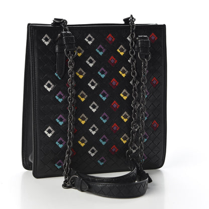 Bottega Veneta Nappa Intrecciato Squadrato Miniature Bag Black 2 of 8