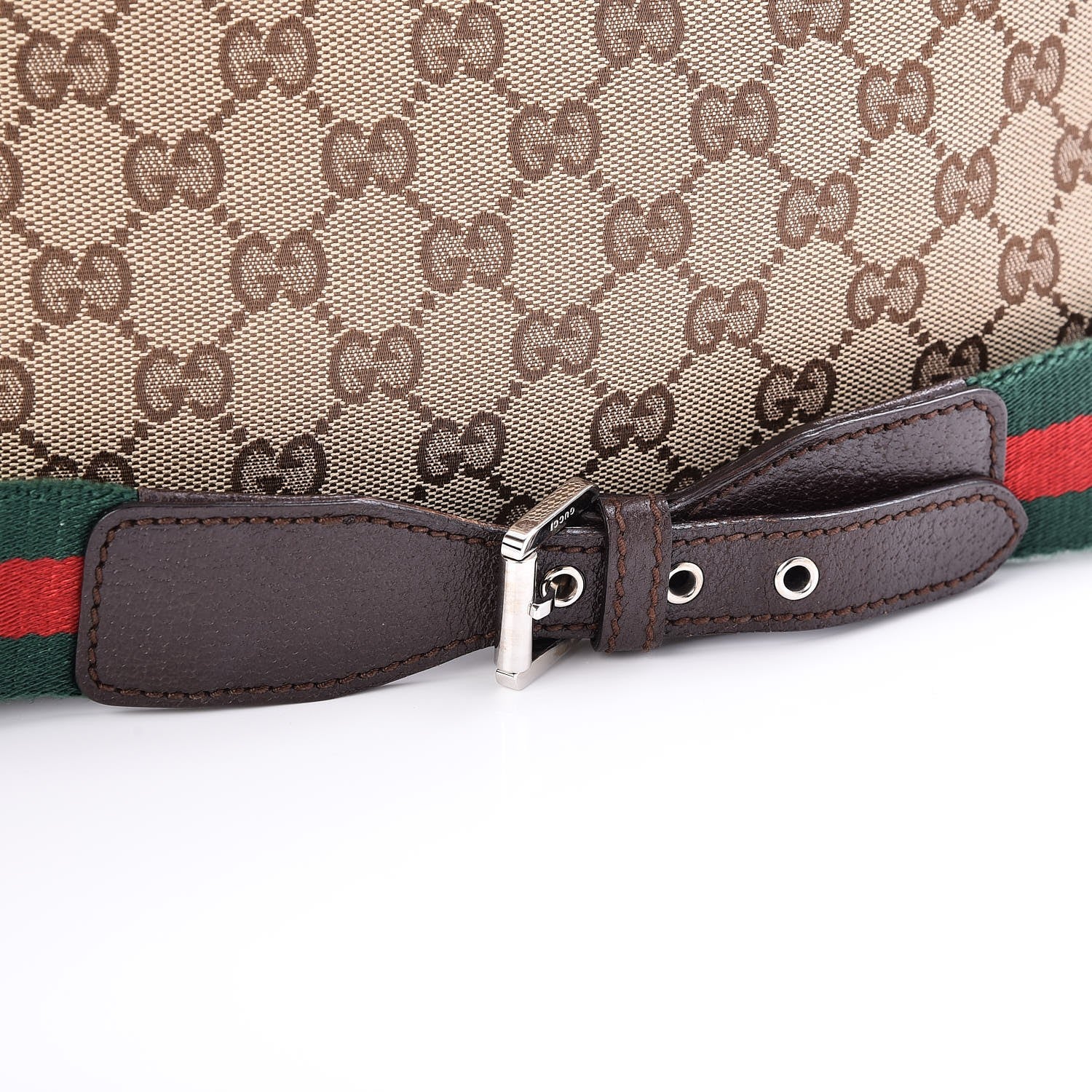 Gucci Monogram Signature Web Camera Bag Brown 8 of 8