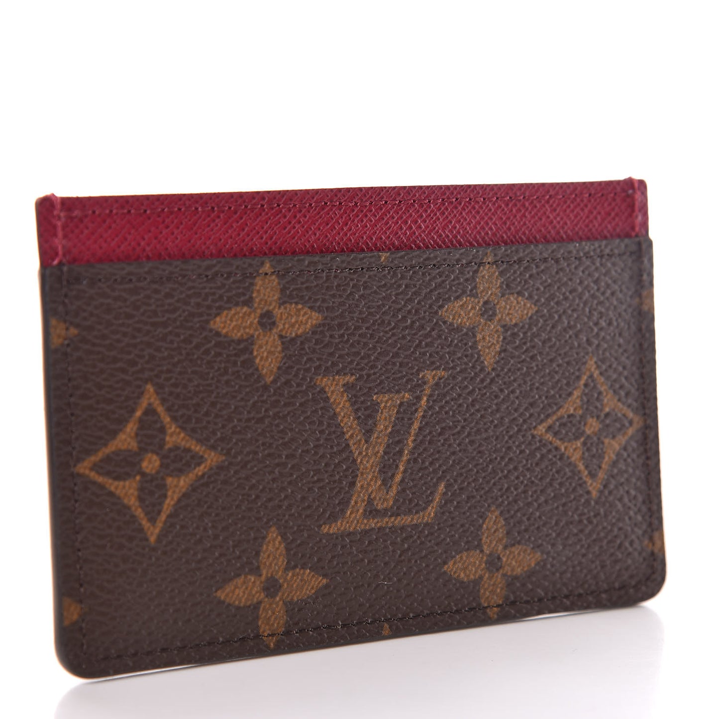 Monogram Card Holder Fuchsia