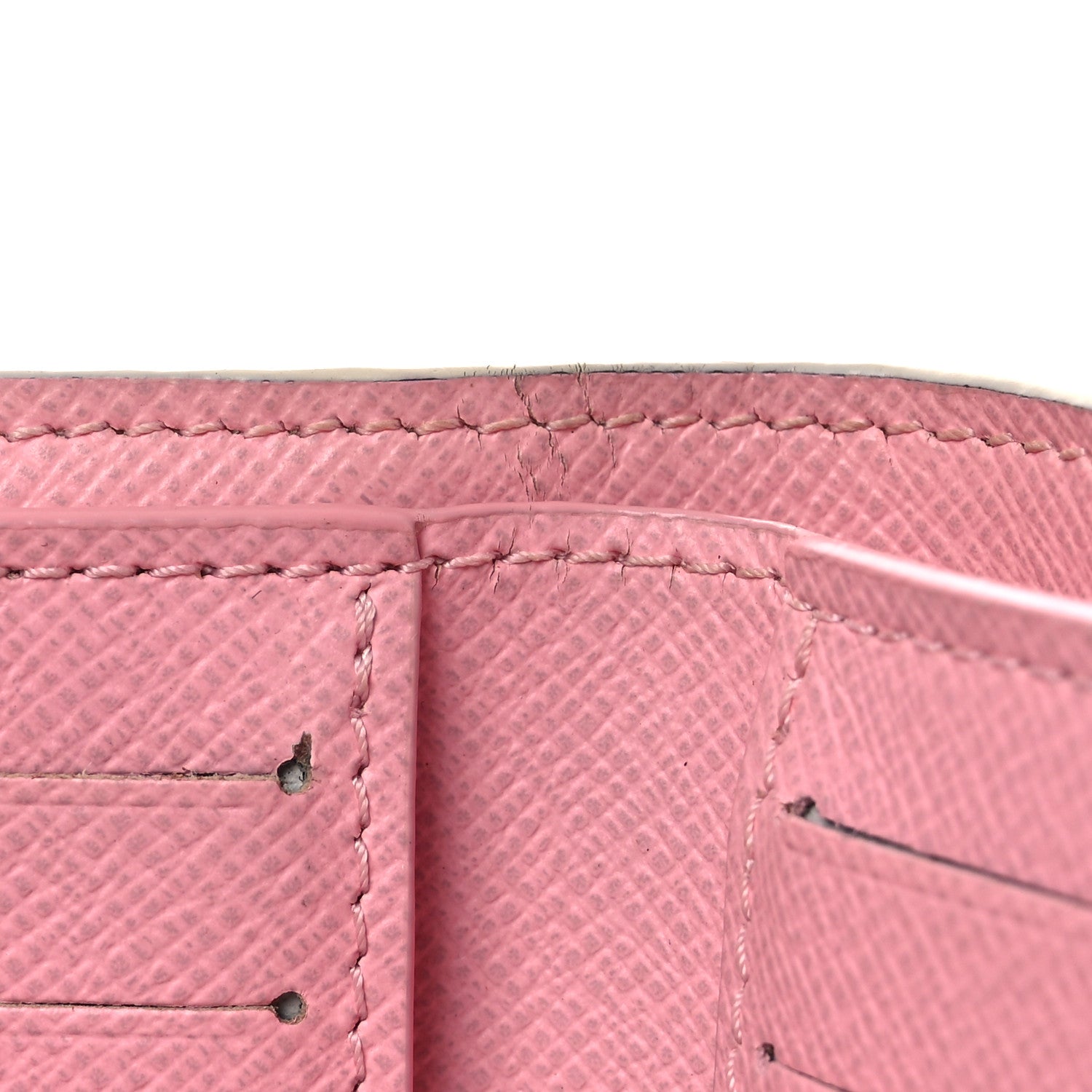 Louis Vuitton Giant Damier Victorine Wallet Peach 8 of 10