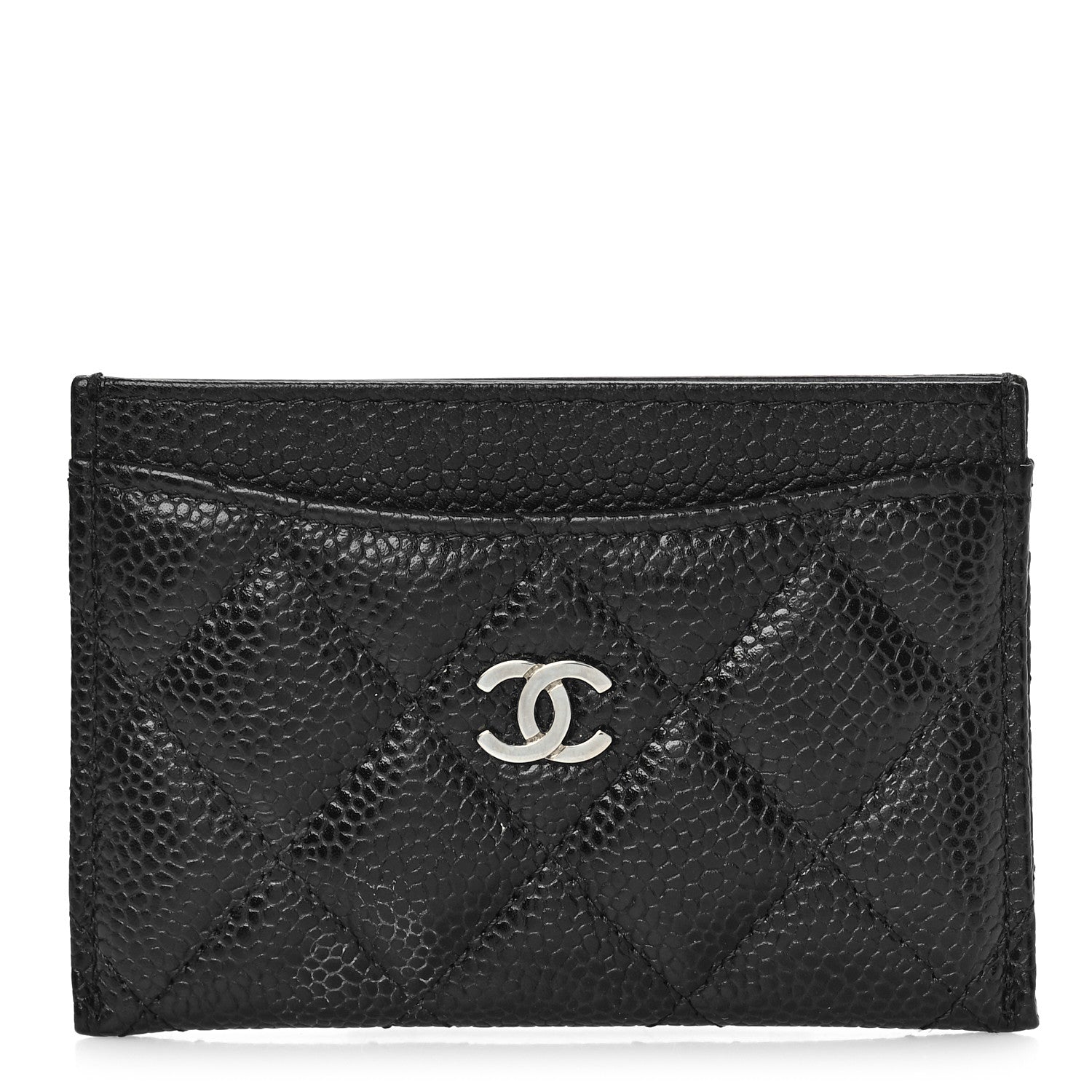 Chanel Caviar Quilted Card Holder Black 1 of 11