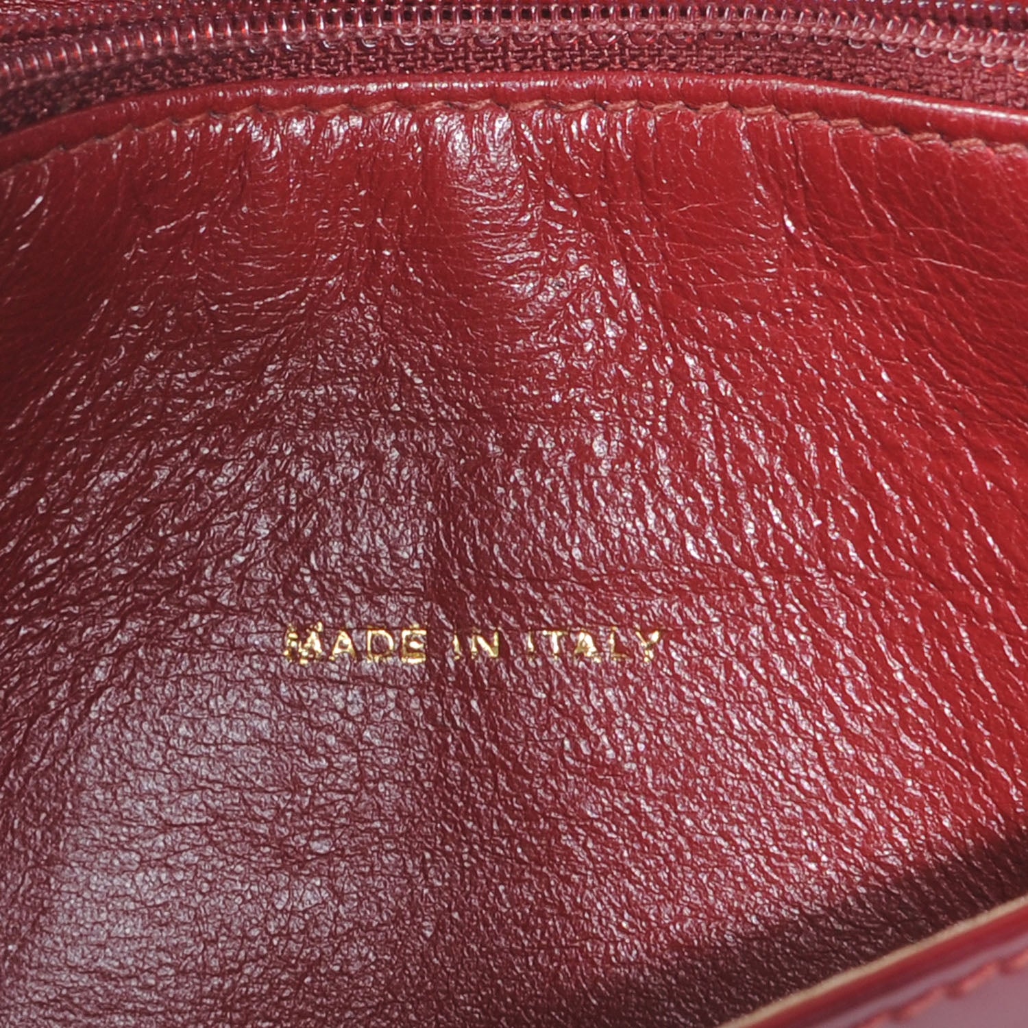 Chanel Patent Quilted Wallet On Chain WOC Red 7 of 8