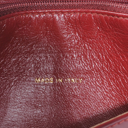 Chanel Patent Quilted Wallet On Chain WOC Red 7 of 8