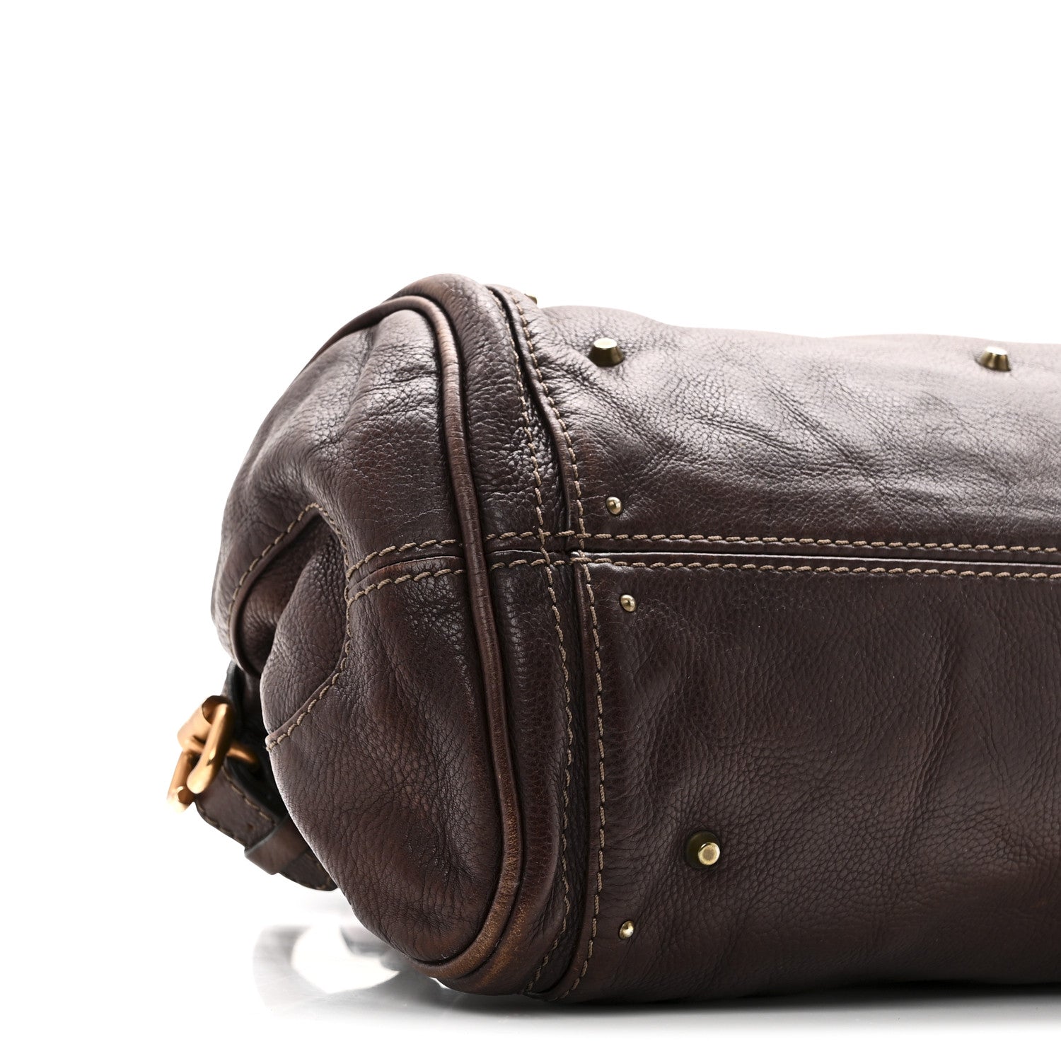 Chloe Calfskin Medium Paddington Satchel Chocolate 8 of 10