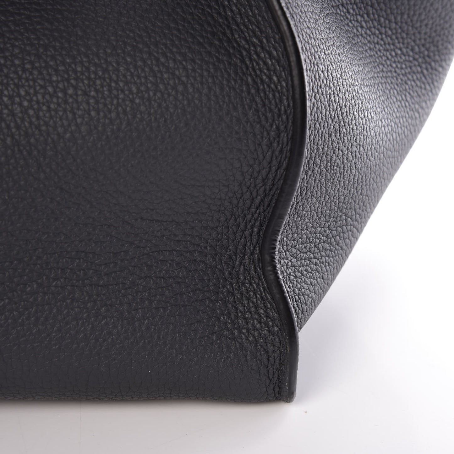 Supple Grained Calfskin Small Big Bag Anthracite
