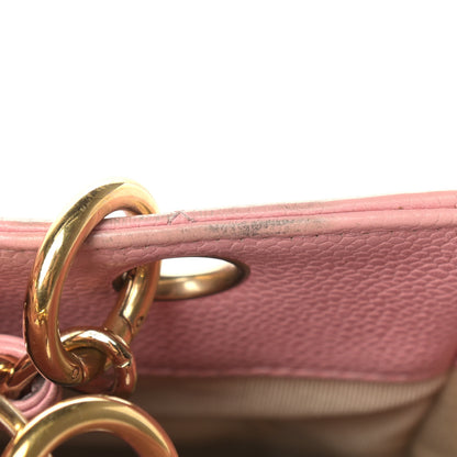 Chanel Caviar Quilted Petit Shopping Tote PST Pink 12 of 19