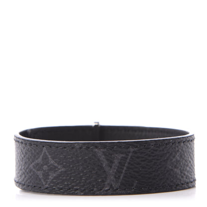 Louis Vuitton Monogram Eclipse LV Slim Bracelet 19 3 of 6