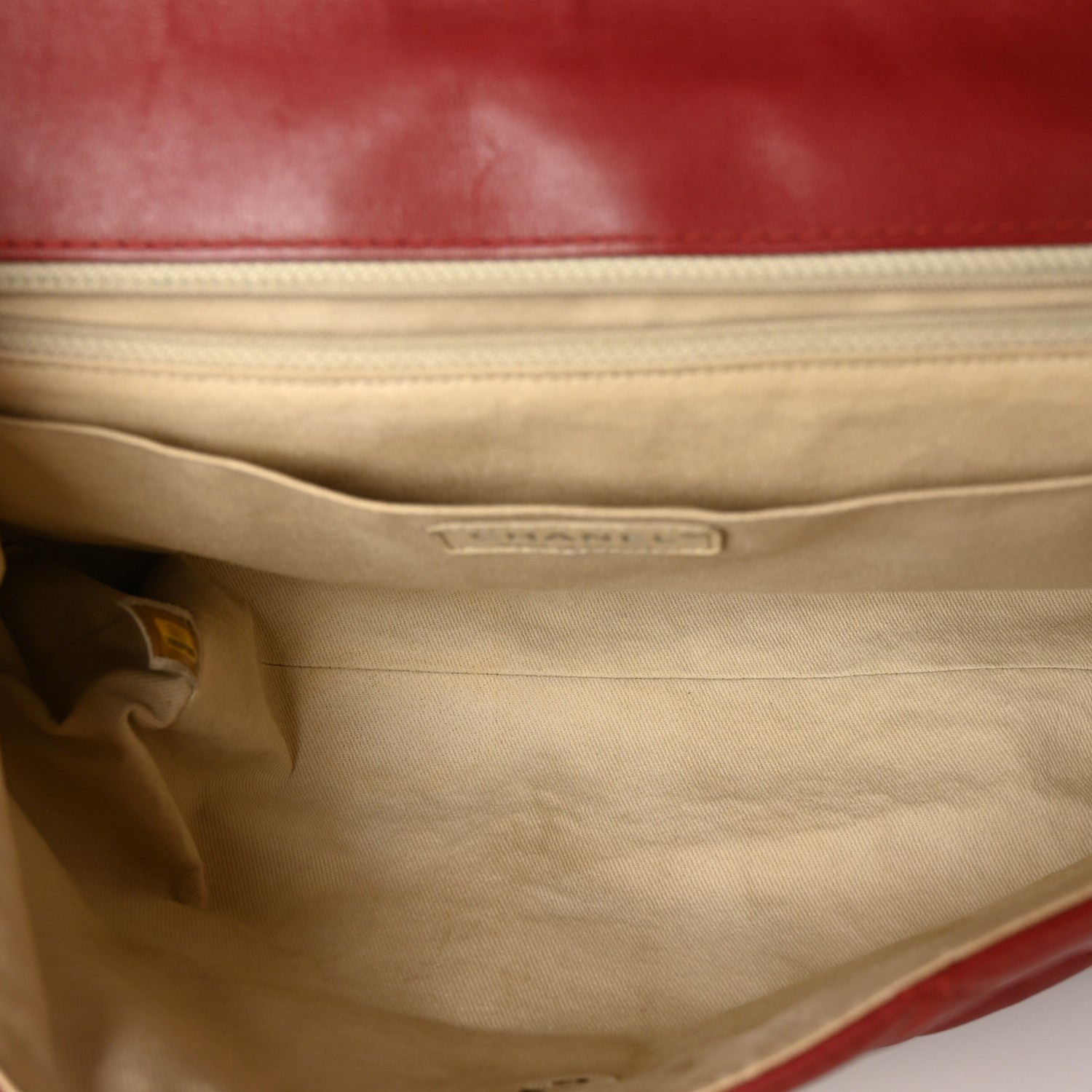 Chanel Calfskin Quilted In The Business Flap Bag Red 5 of 10