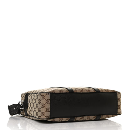 Gucci Monogram Briefcase Dark Brown 4 of 15