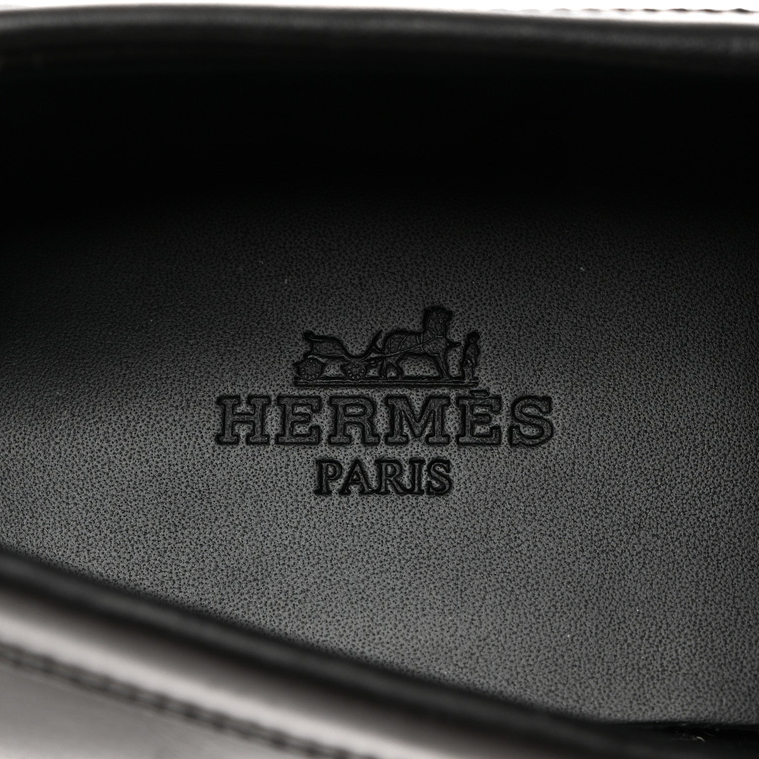 Hermes Calfskin Womens Hot Loafer 36 Black 6 of 7
