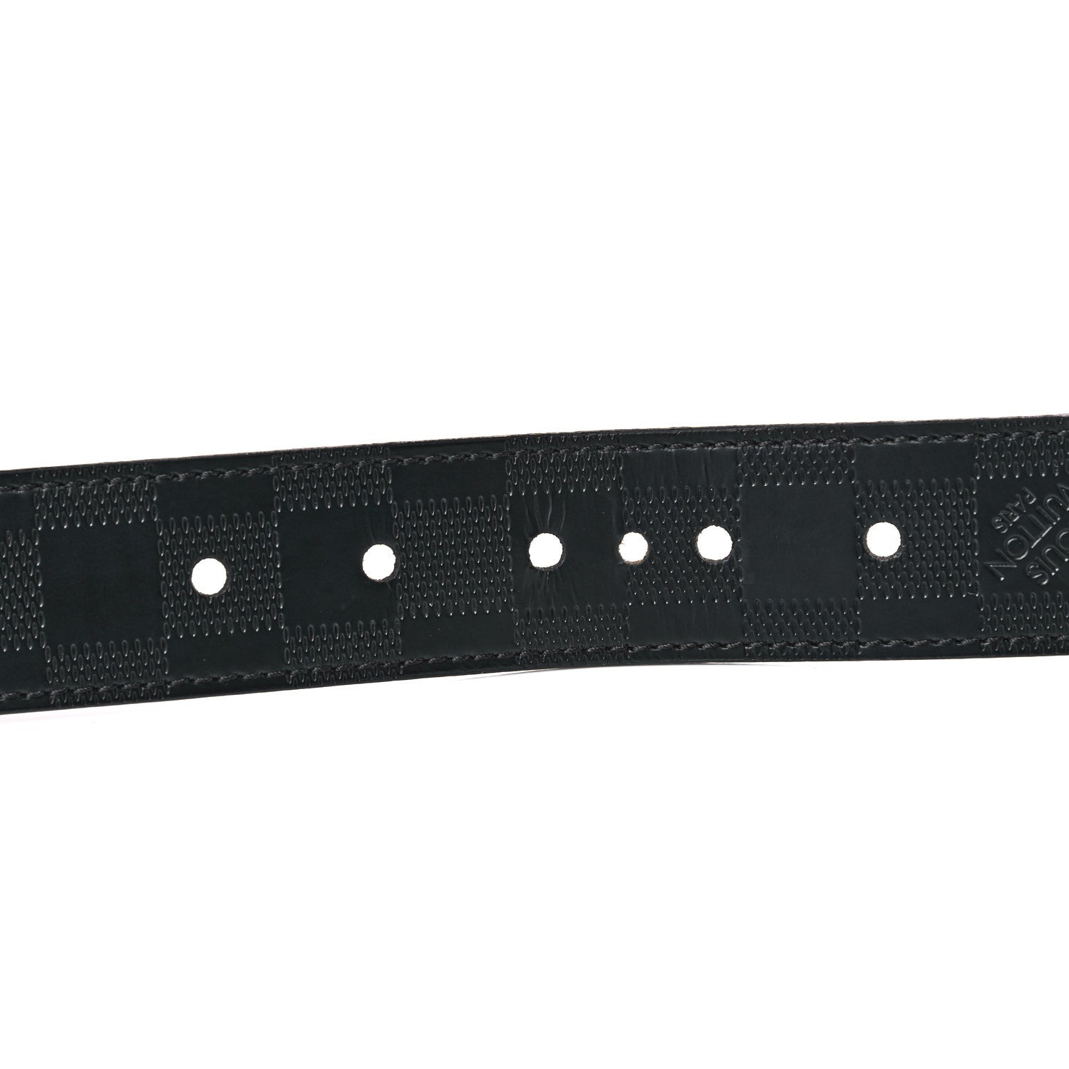 Louis Vuitton Damier Infini Calfskin 35mm Belt 100 40 Black 4 of 5