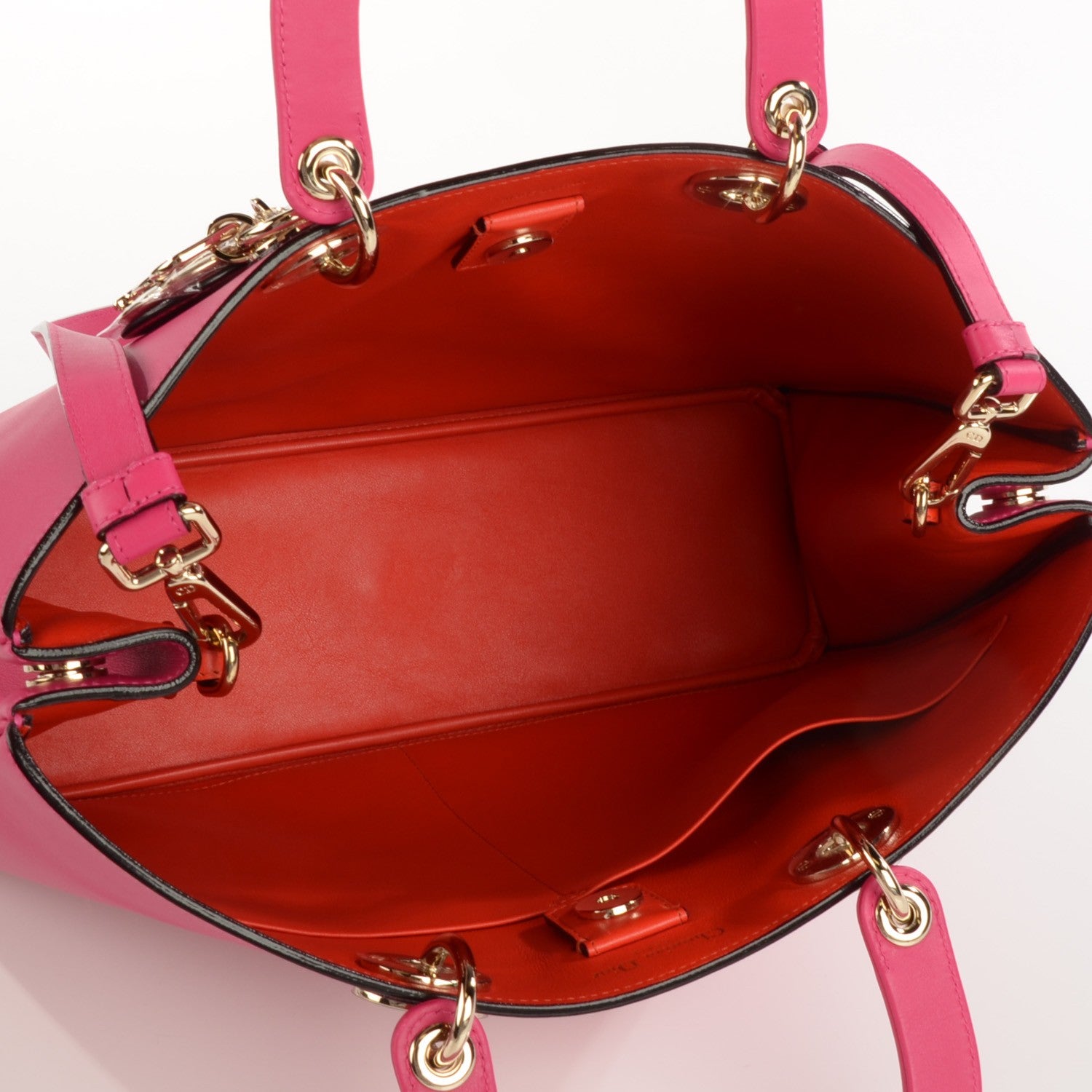 Christian Dior Smooth Calfskin Large Diorissimo Fuchsia 9 of 12