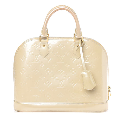 Louis Vuitton Vernis Alma PM Blanc Corail 1 of 15