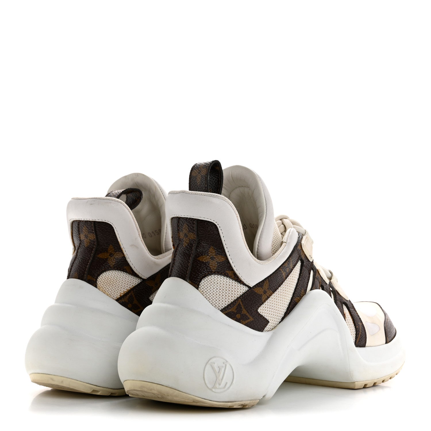 Louis Vuitton Patent Monogram LV Archlight Sneakers 37 White 5 of 15