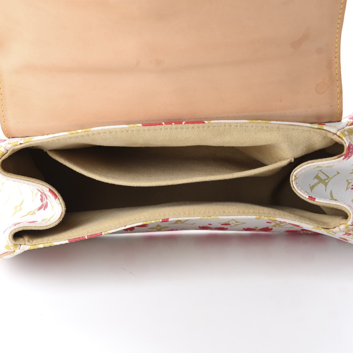 Monogram Cherry Blossom Sac Retro Bag Red