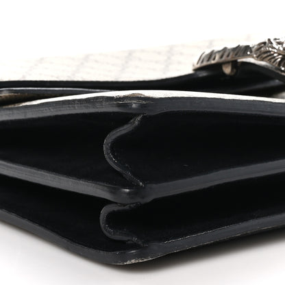 Gucci GG Supreme Monogram Medium Dionysus Shoulder Bag Black 9 of 10