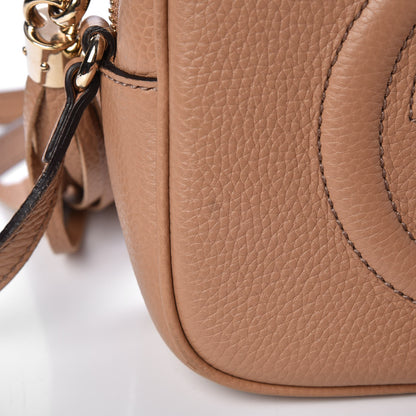 Gucci Pebbled Calfskin Small Soho Disco Bag Camelia 9 of 9